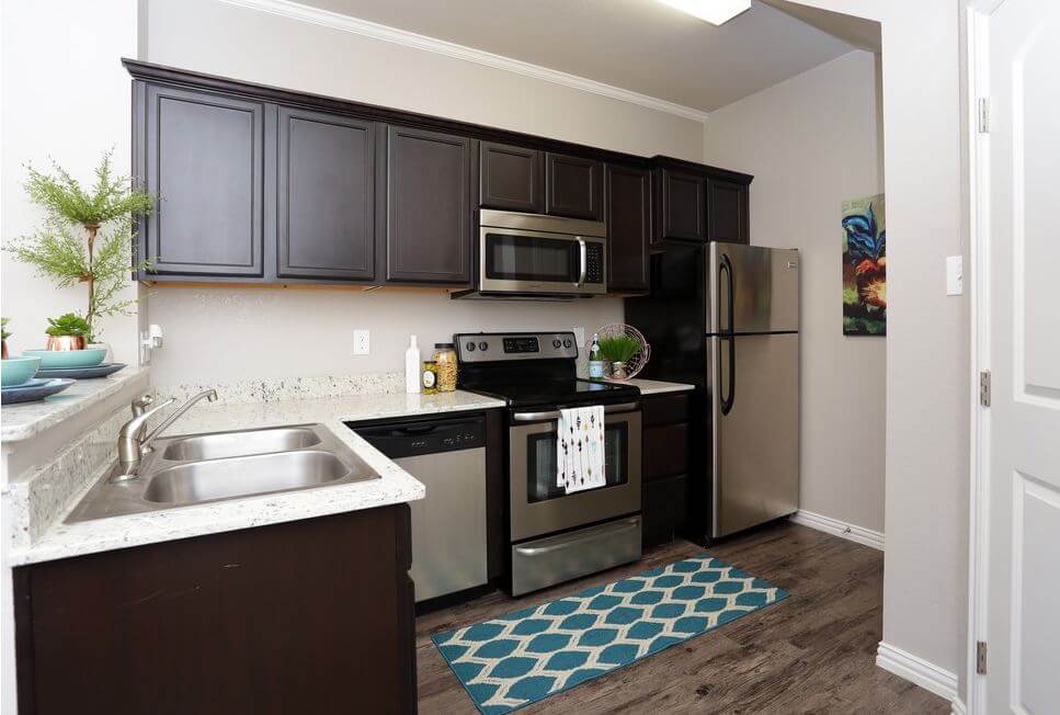 a picture of one of the kitchens in a townhome